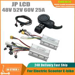 48V25A 52V25A 60V25A JP Ebike Electric Bicycle Scooter Controller Dual Drive LCD Display Brushless DC Dual Drive Controller