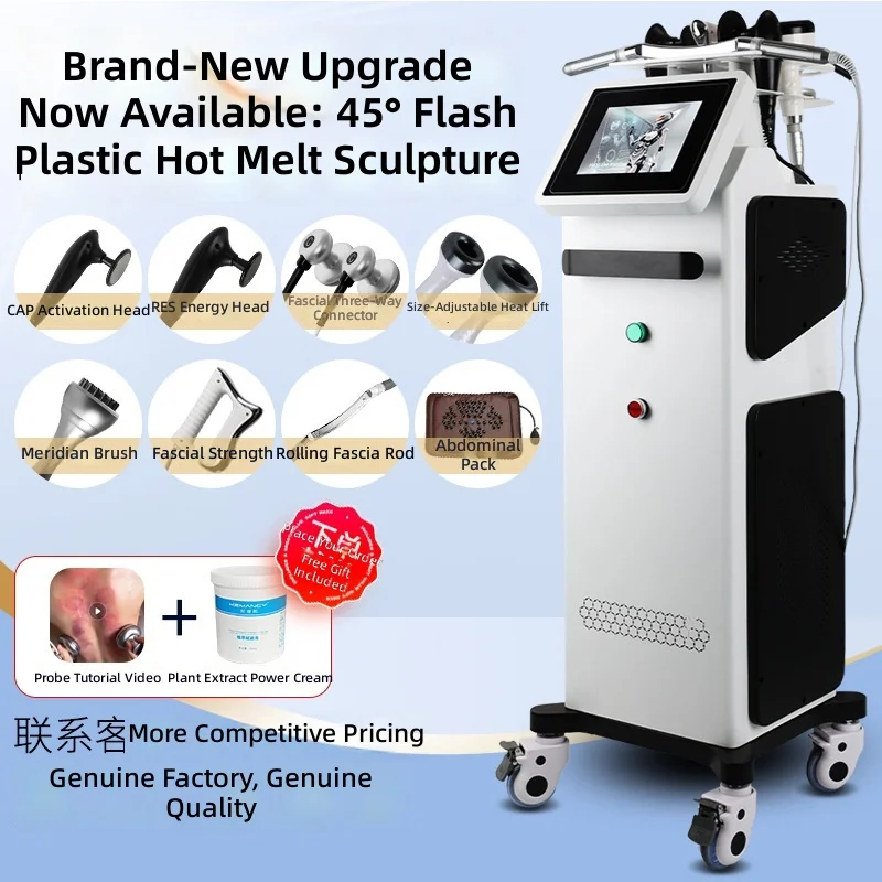 

45°C Thermal Sculpting Beauty Device, 448kHz Endogenous Heat Therapy Instrument, Non-Invasive Body Contouring & Wellness Tool