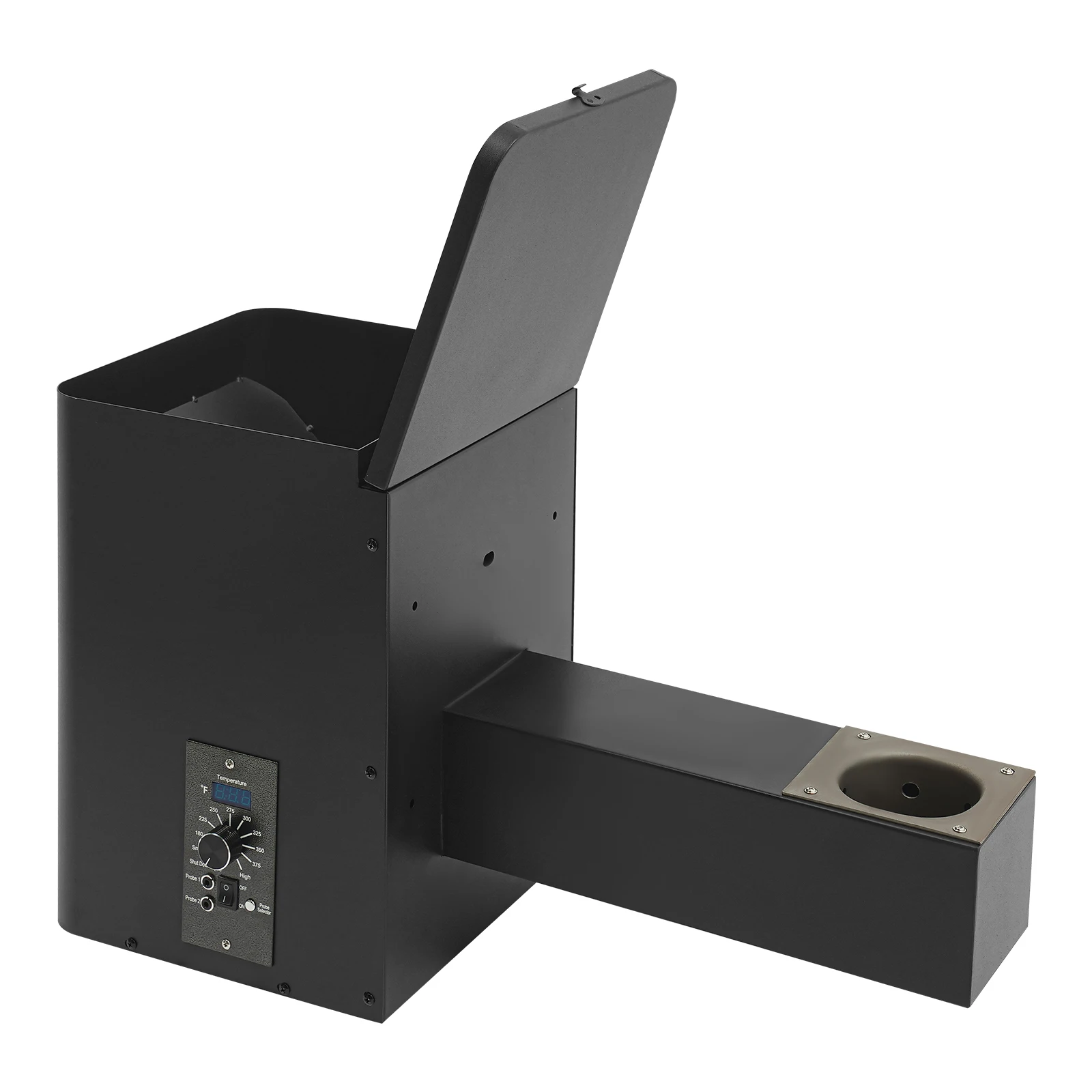 

250W Electric Wood Pellet Smoker Grill Part Hopper Assembly Kit Temperature Setting Range 82.22-232.22℃