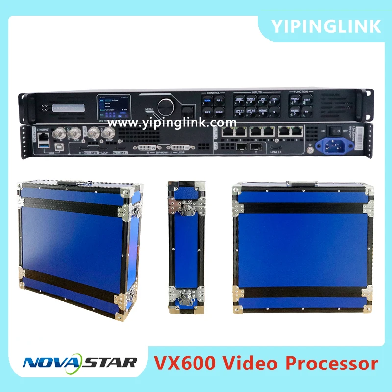 

Have 6 Ports Novastar VX600 Video Processor With Flight Case For Outdoor Rental LED Display