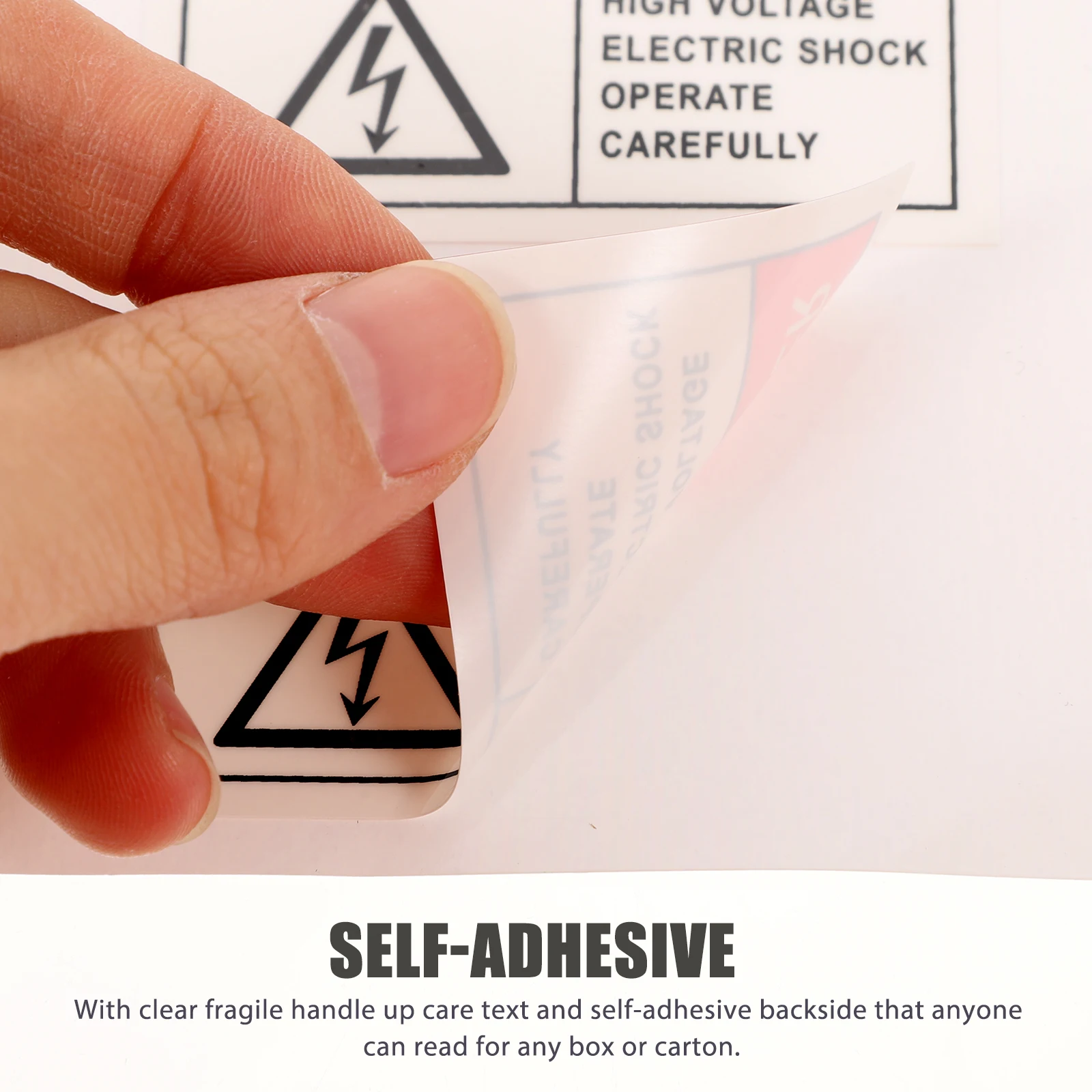 10 Pcs Anti Electric Shock Labels Safety Signs Warning Voltage Danger Sticker Adhesive Traffic Safety Sign Change
