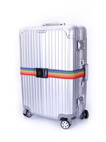 Luggage Strap Anti-theft Luggage Buckle Password Adjustable Bundling Packing Baggage Belt Suitcase Trunk Belts Bag Accessories