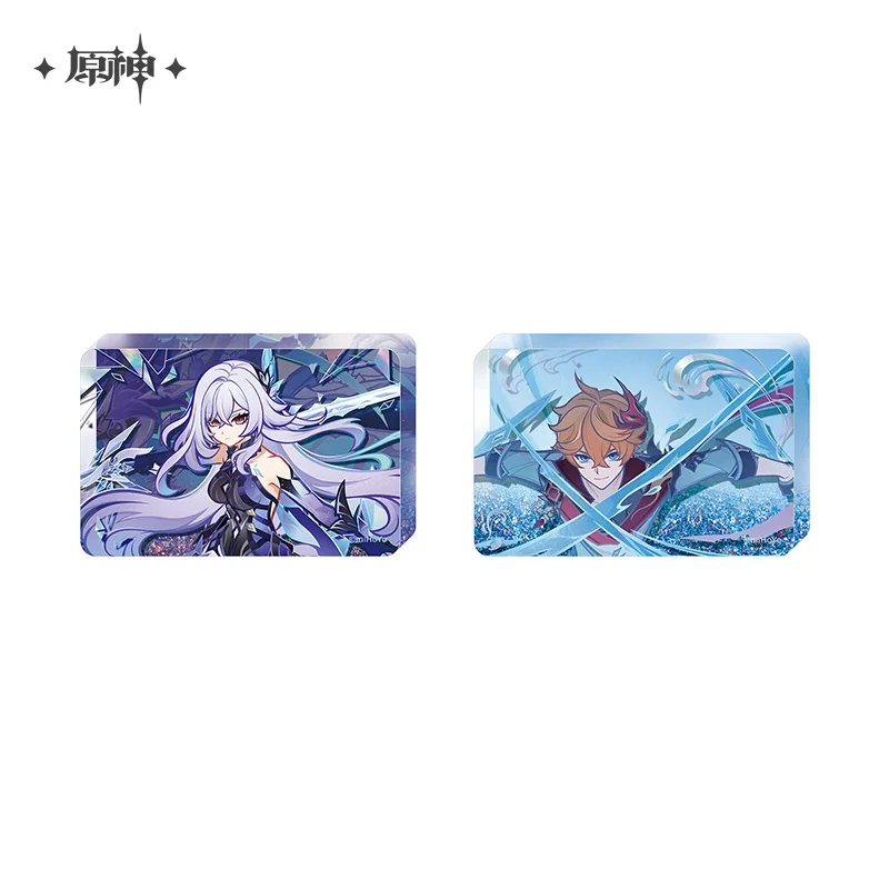 

[Official Merchandise] Pre-sale Genshin Impact Skirk & Tartaglia Childe Glitter Acrylic Block Ship in December 2025 Pre-order