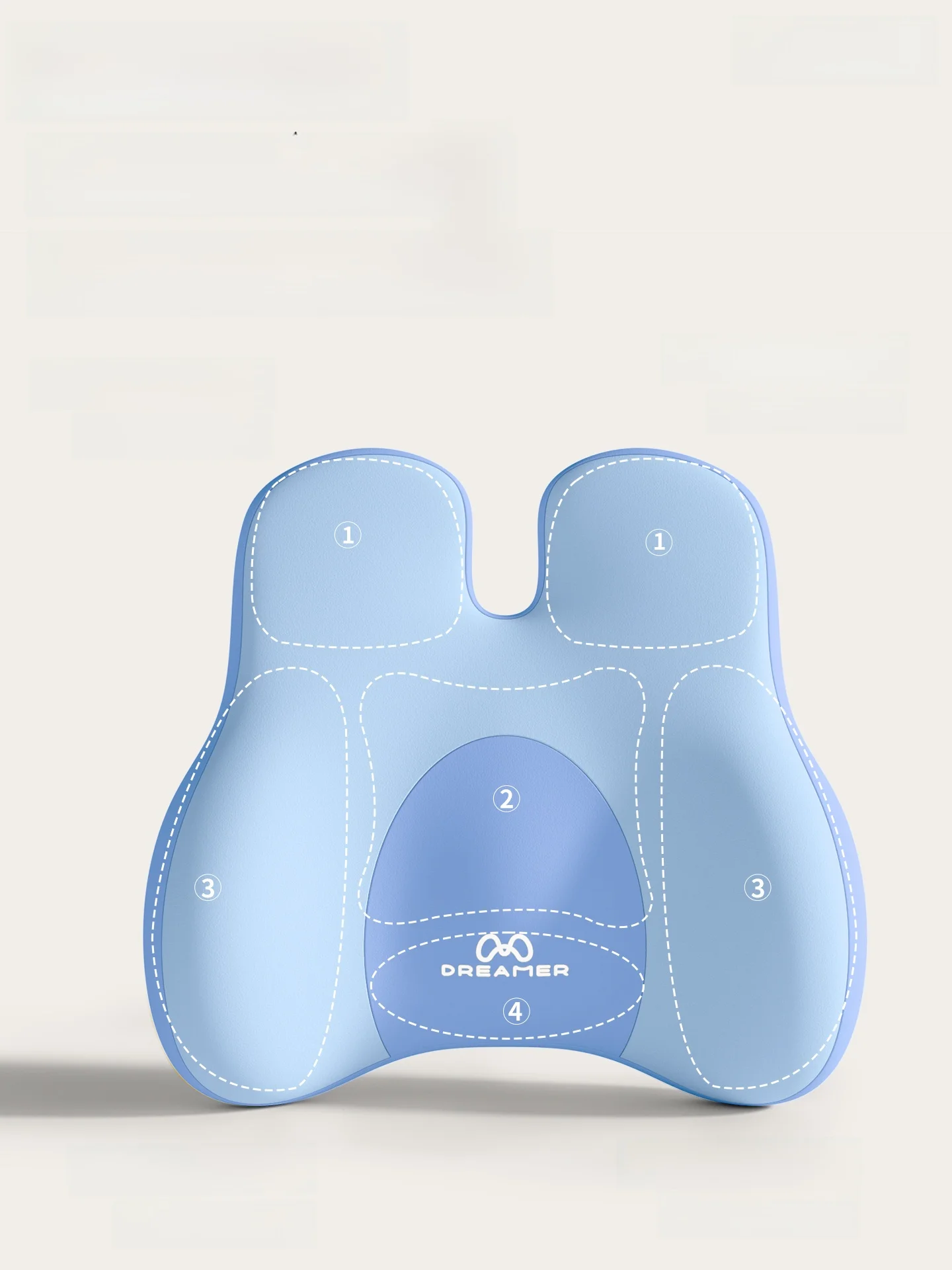 Sleeping Waist Pillow Human Engineering Support for Lumbar Disc Herniation Removable Cover Breathable Universal Home Use