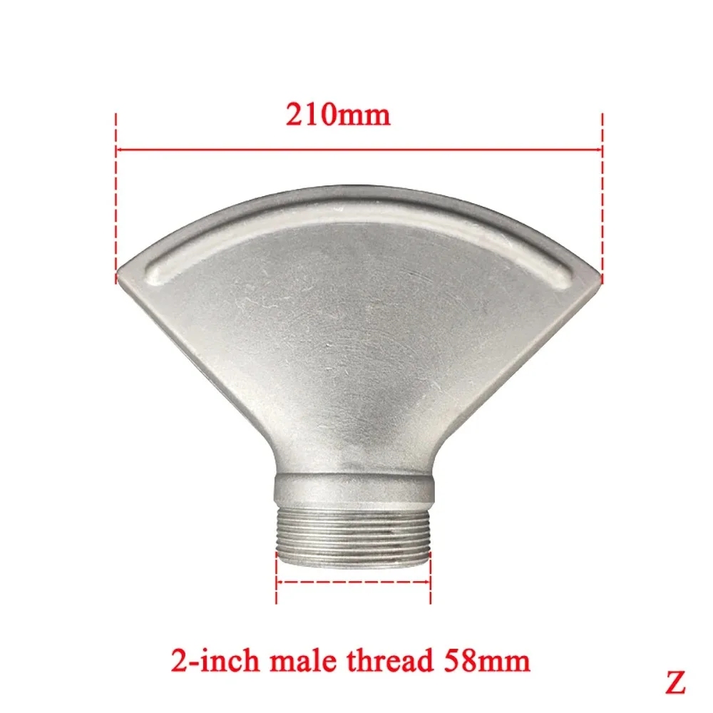 

Truck Sprayer Parts Duck Mouth Fan Nozzle Water Spray Nozzles 2''inch Thread for City Cleaning and Sanitation,Sprinkler Parts