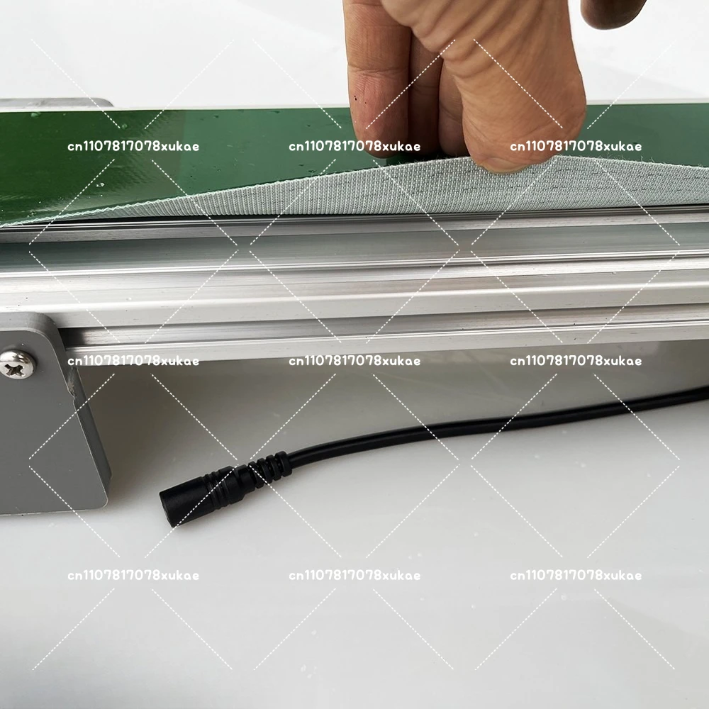 100x350MM Desktop Conveyor Belt Electric Small Assembly Line Electric Conveyor AC100-240V Speed Adjustable