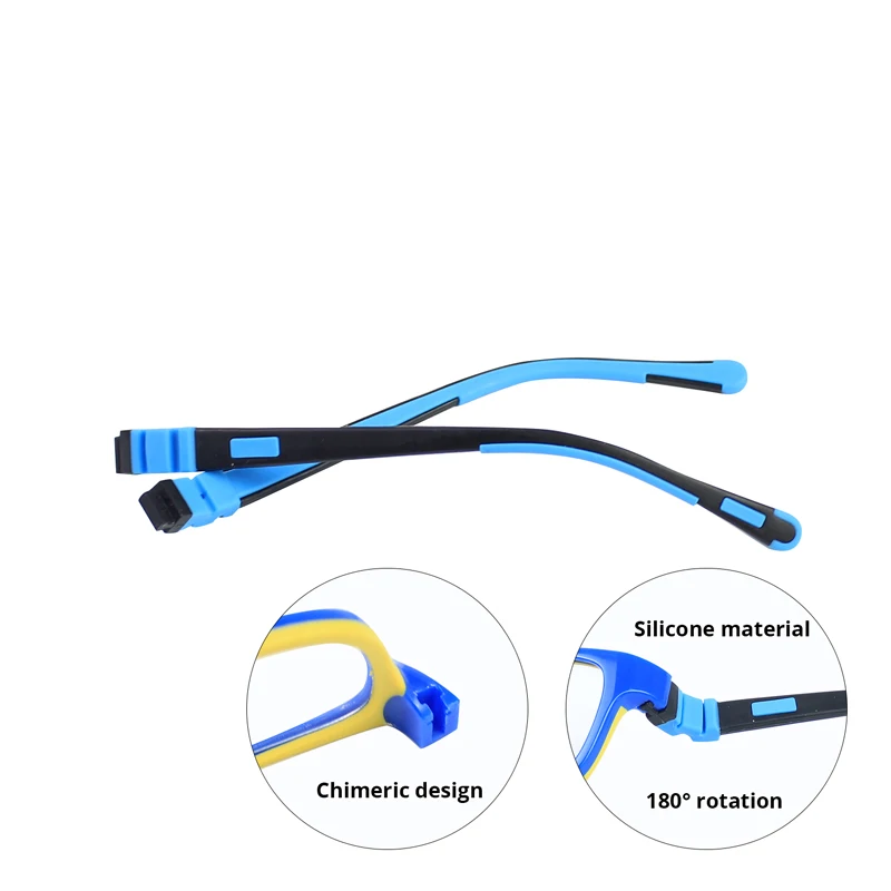 Soft Silicone Spectacle Leg Anti Slip Eyeglasses Kids Glasses Temple Arm Replacement Repair Kit Buckle Hinge