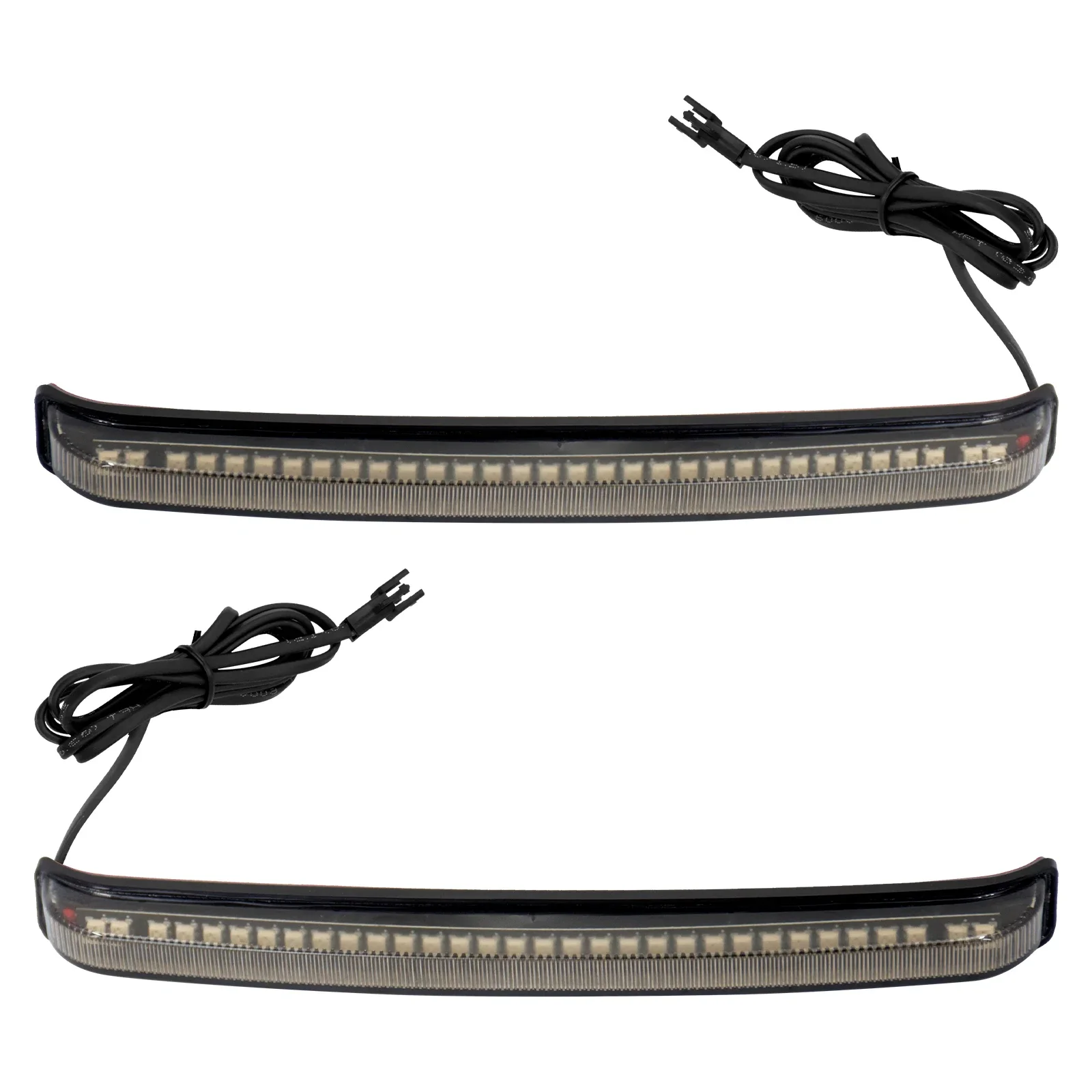 2xMotocyklowa torba podsiodłowa LED płynący hamulec kierunkowskaz lampa do jazdy dla Harley Touring Road King Street Electra Glide 08-13 — zdjęcie 5