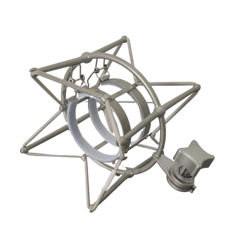 New Design Hot Sale Suitable 6-7CM Diameter Big Metal  Microphone Shock Mount Microphone Stand Holder