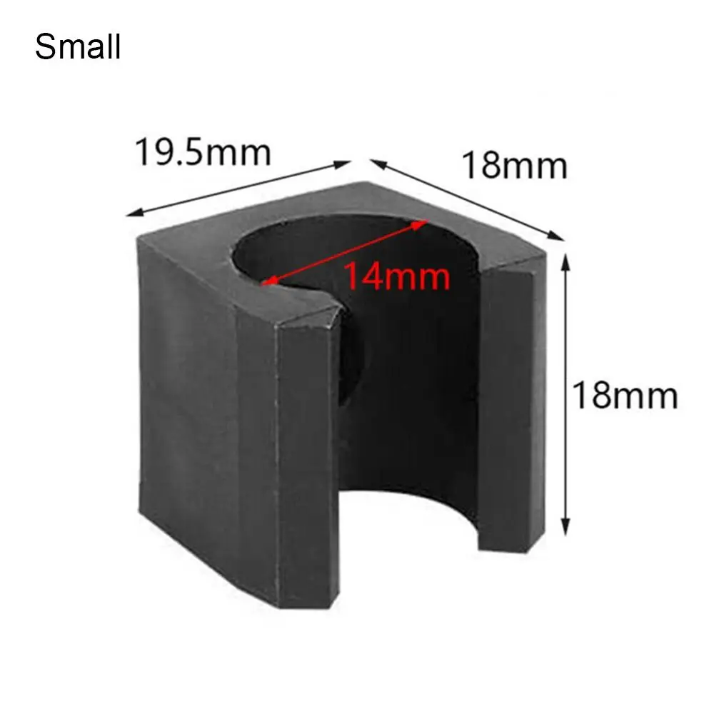 12 pezzi clip per asta porta stecca da biliardo S/M/L supporto per canna da pesca appeso a parete accessori per la pesca da biliardo supporto per bastone da biliardo