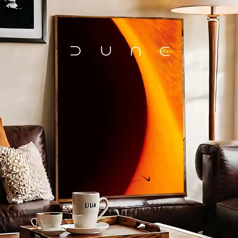 الكثبان الرملية الجزء الثاني 2024 ملصق الفيلم الذاتي لاصق الفن مقاوم للماء ورقة ملصق مقهى جدار ديكور #4