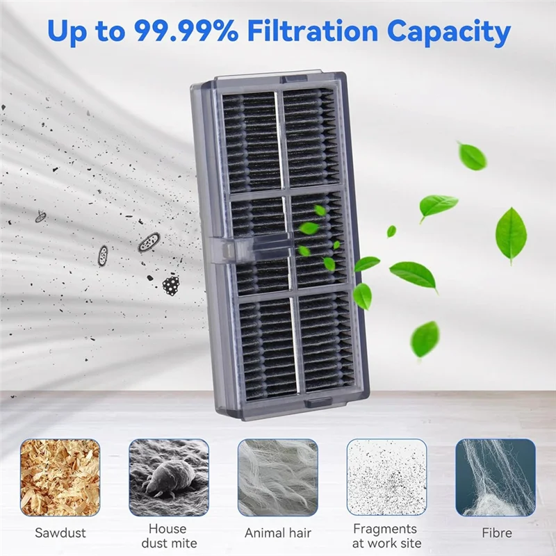 

42 PCS Roller Side Brush Filter Mop Dust Bag For Dreame X40 Ultra/X40 Pro/S30 Pro/L40 Ultra Robot Vacuum Cleaner Parts-B61B
