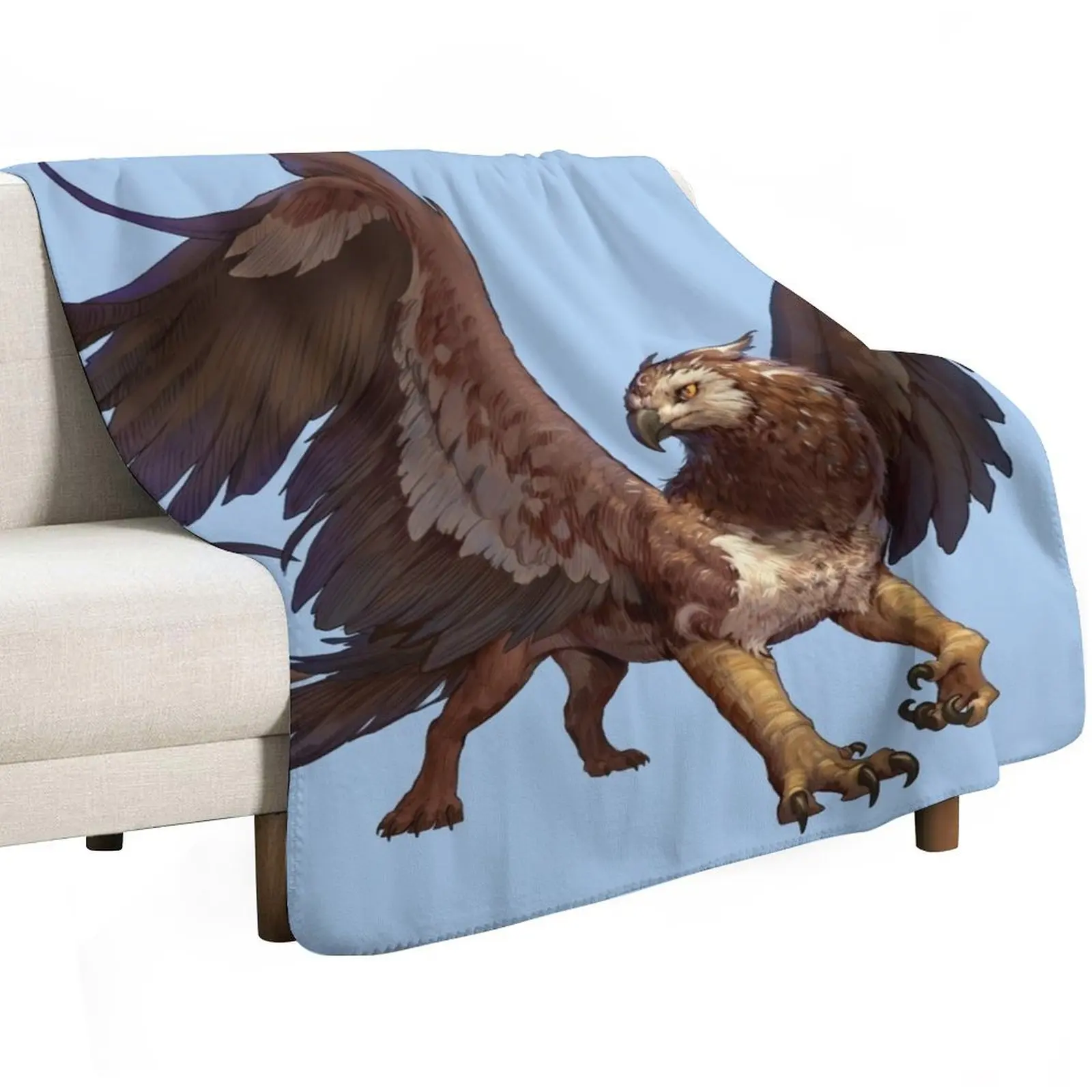 Griffin Throw Blanket Stylish Warm Blanket for Living Room Bedroom