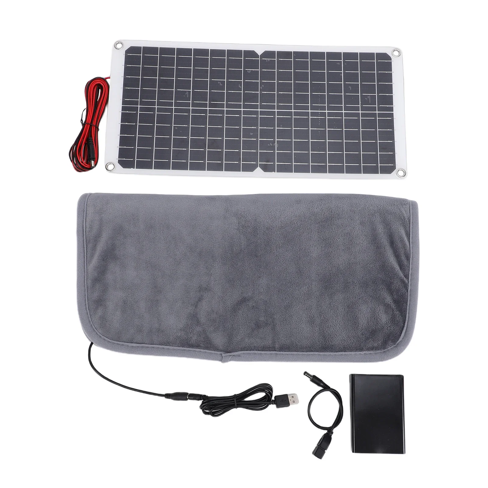 Solar Pet Mat Winter Solar Heated Pet Pad Winter Dog Bed with Energy Storage Box Indoor Outdoor Heated Mat for Dogs and Cats