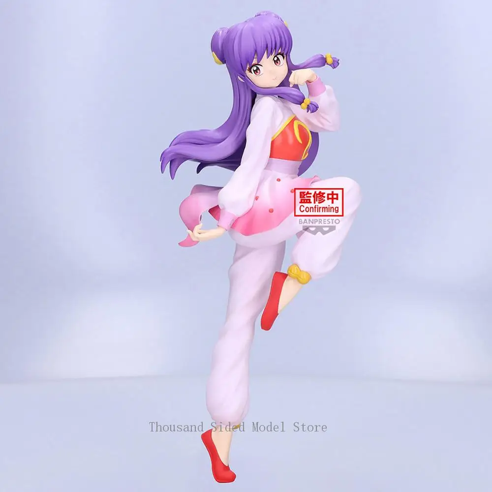 Em estoque original banpresto glitter & glamour ranma 1/2 shampoo 22cm figura de ação anime brinquedos colecionáveis modelo decoração presente
