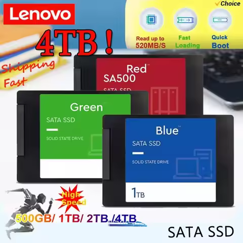 Lenovo Fast SATA SSD 2.5 Inch High Speed SSD 4TB 500GB HD 1TB Internal SSD 2TB Solid State Drive For Laptop SSD Notebook