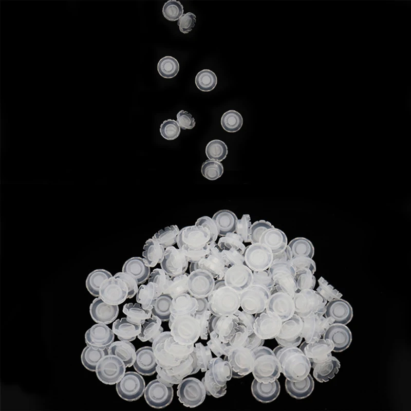 まつげファンサポート,100個/パッケージ,まつげ接着剤ホルダー,メイクアップツール,ボリュームフラワー用