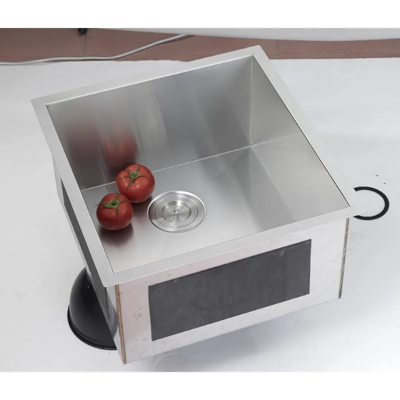 

Stainless steel kitchen sink kitchen small single slot handmade basin