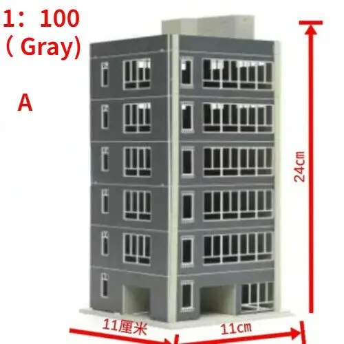 Architektur modell im Maßstab 1:150/100 für Gundam City School Teaching Building Model Display Szene Modells ammlung Geschenk