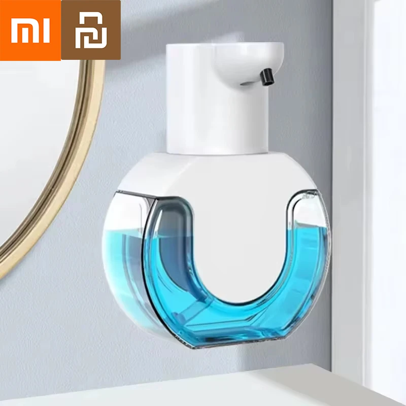 

Диспенсеры для мыла Xiaomi Бесконтактная автоматическая пенная умная ручная стиральная машина для ванной комнаты с USB-зарядкой Белый материал ABS