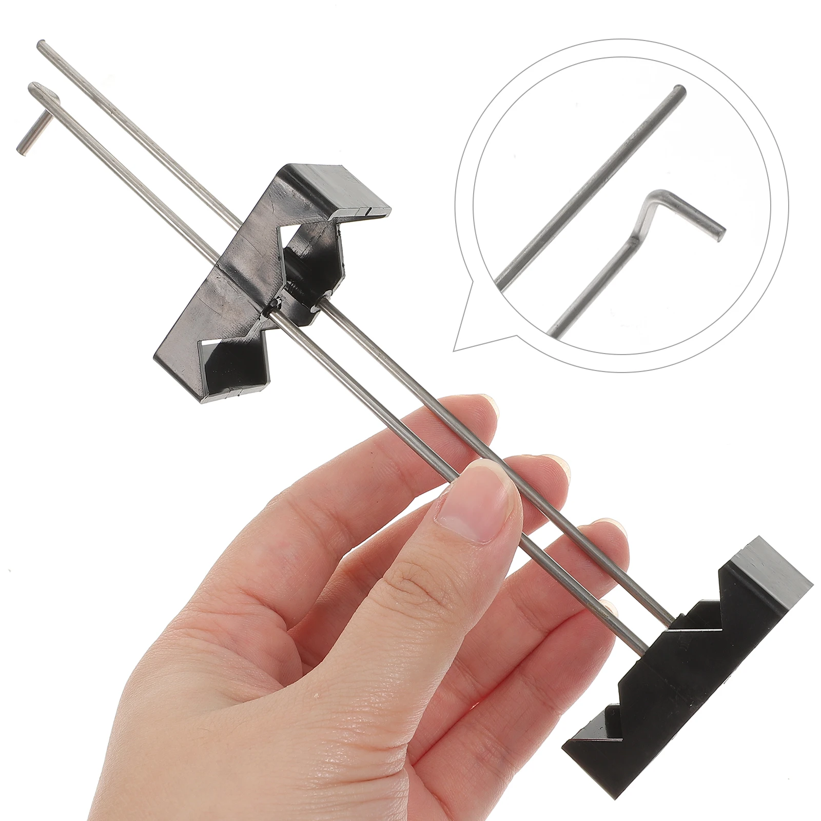 

3pcs Lens Tool Eyeglasses Holder Stand Tinting Rack Accessory PP Material Non Scratch Simple Design Practical Use Precision