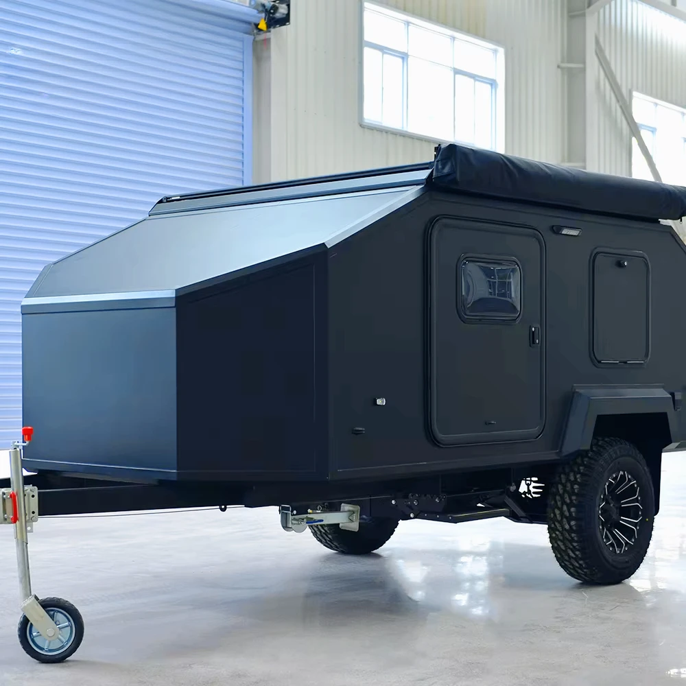 Fiberglass Camper Trailer Overhead Camper Offroad Camper Hybrid Advantage Off-road Trailer Comes With Solar Panel
