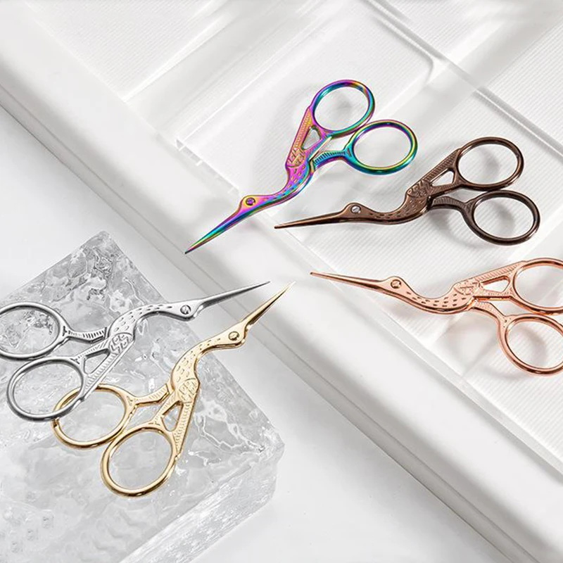 Stainless Steel Eyebrow Scissors Nail Clipper for Facial Hair Removal Grooming Manicure Cuticle Trimmers Tape Cutter Makeup Tool