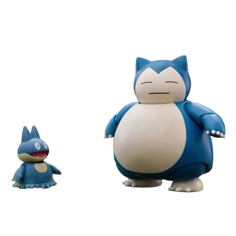 Novo modelo original de blokees pokemon brinquedos modelo explorar a nova série encontro snorlax modelos de robô colecionáveis presente