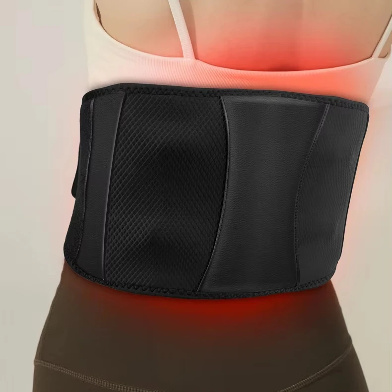 حزام تدليك الاهتزاز من فينيتك، حزام الخصر، لف آلام البطن والظهر، مدلك الخصر مع 3 إعدادات للحرارة