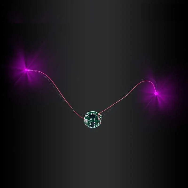 유선 자기 제어 램프 LED 마그네트론 라이트 모델 +자석 + 배터리 DIY 자동차 장난감 조명 디오라마 재료 로봇용