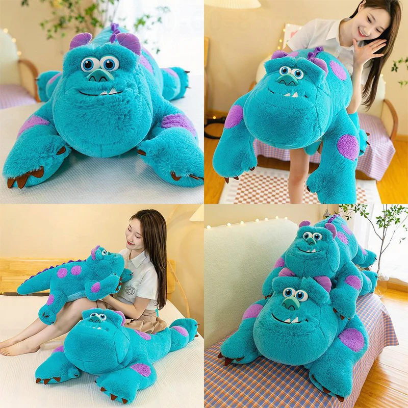 

Kawaii Sullivan плюшевая игрушка синий монстр мягкая кукла милая пушистая мягкая игрушка для детей подарок на день рождения идеальная приятная подушка для девочек