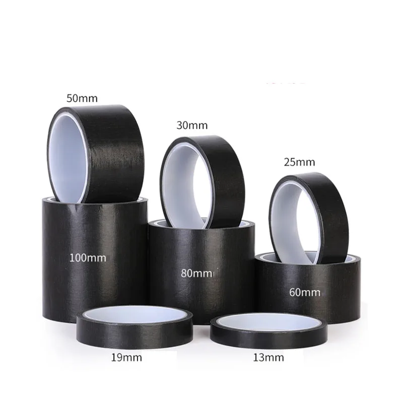 Cinta de PTFE blanca y negra, 0,13/0,18mm, 380 grados, cinta adhesiva resistente a altas temperaturas, máquina de sellado de aislamiento térmico de tela