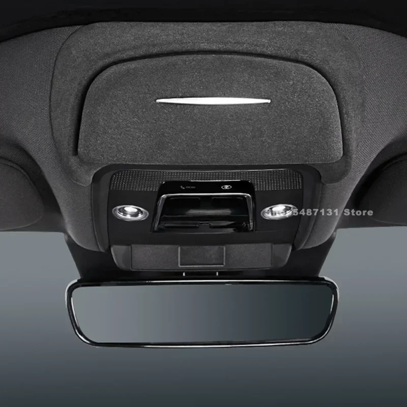 Alcantara Car Styling  Sun Glasses Case Sunglasses Holder Glasses Console Organizer Storage Box For BYD Atto3 2022 2023 image 5