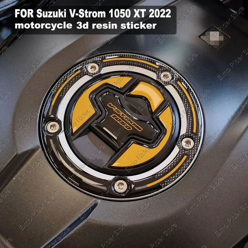 

Motorcycle 3D Gel Epoxy Resin Protective Sticker For Suzuki V-Strom 1050 XT 2022 Fuel Tank Pad Protection