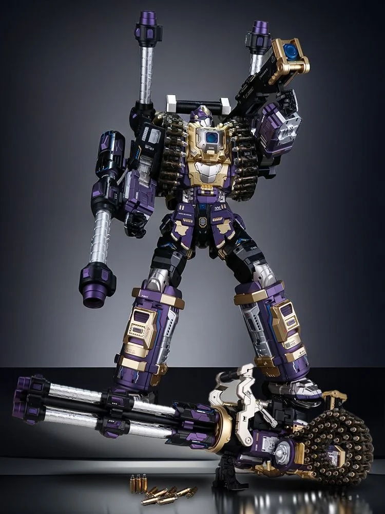 Gatling Judge Decider Firing Bullets Hard Man Overwhelmer Transformable Gun Model Toy King