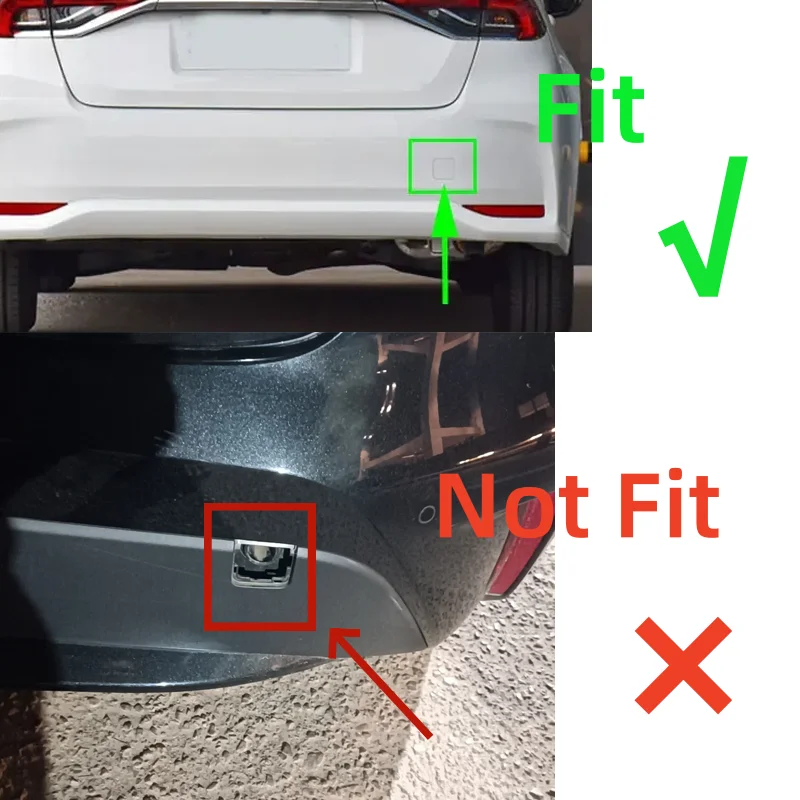 Voiture Couvercle Crochet Remorquage Pare Chocs Arrière Voiture Remorque Capuchon Dœil 5216102080 pour Toyota pour Corolla 2019 2020 2021 Accessoires(Bronze