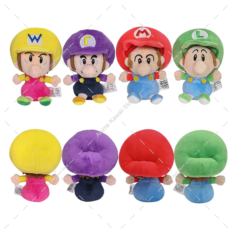 Nowy Mario Bros pluszowa zabawka dziecko Mario Luigi Waluigi Wario miękka wypchana lalka zabawki prezent urodzinowy dla dzieci