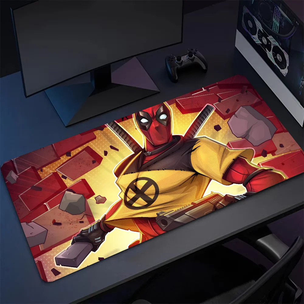 

M-Marvel Super Hero Deadpool Mousepad Mouse Mat Desk Mat With Pad Gaming Accessories Prime Gaming XXL Keyboard Pad Padding Mat