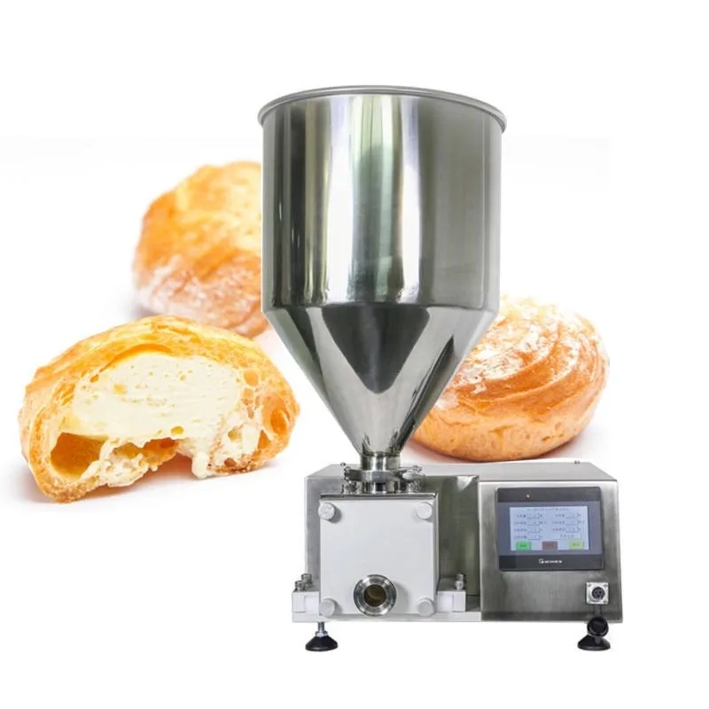 

Stainless Steel Donut Jelly Filler Automatic Puff Filling Machine Automatic Cake Filling Machine