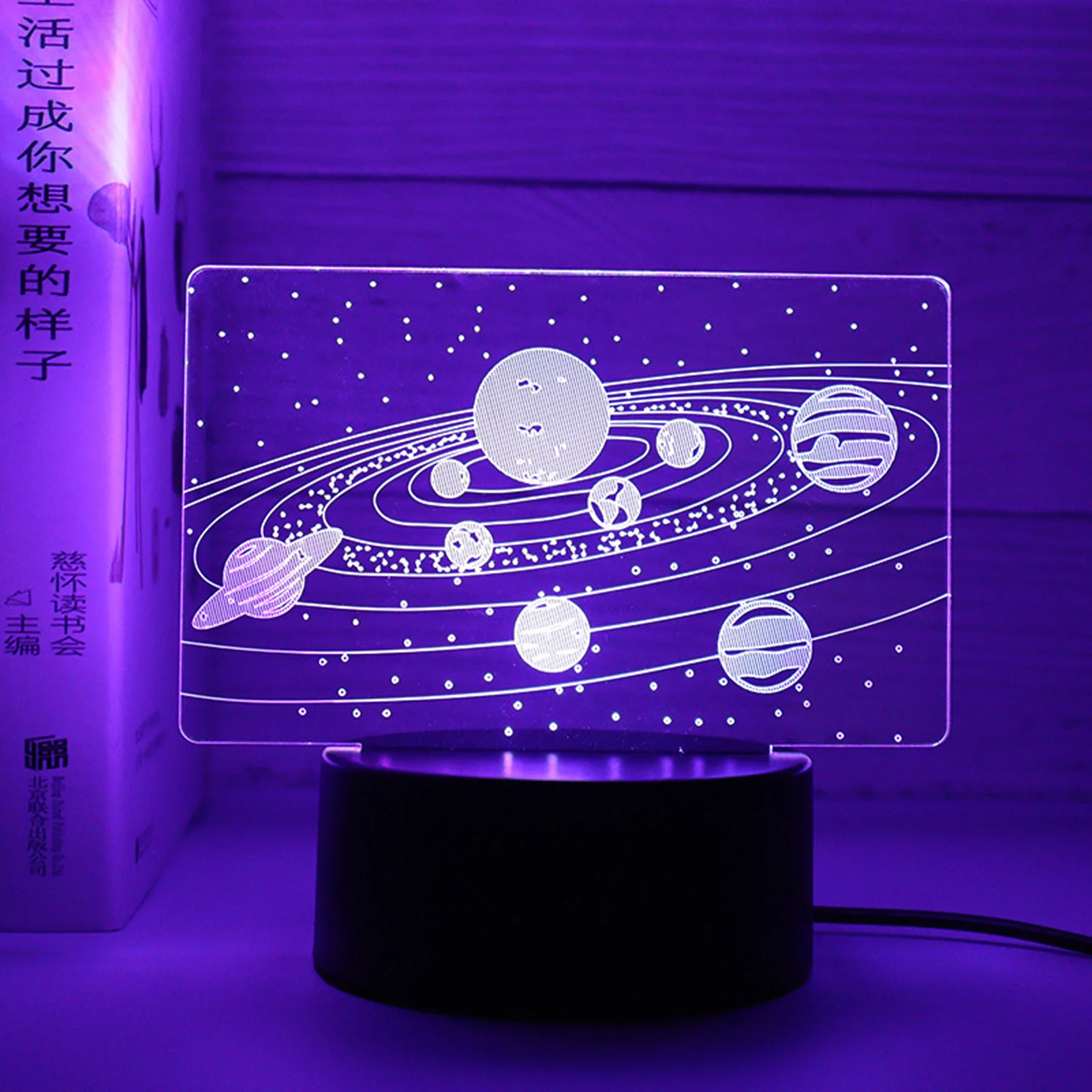 

Stylish Astronaut 3D Visualization Night Lamp Acrylic Bedside Light for Room Decor Children Day Gift Cool LED Illumination