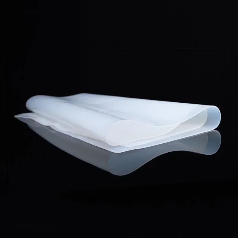 Translucent Silicone Rubber Sheet High Temp Resistance Food Grade Silica Gel Plate Thick 0.5 1 1.5 2 3 4 5mm