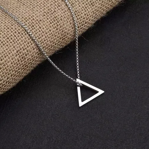 Trendy Halloween Squid Themed Executive Gaming Icon Triangle  Stainless Steel Chain Necklace For Gift Christmas Jewelry Hot Sale