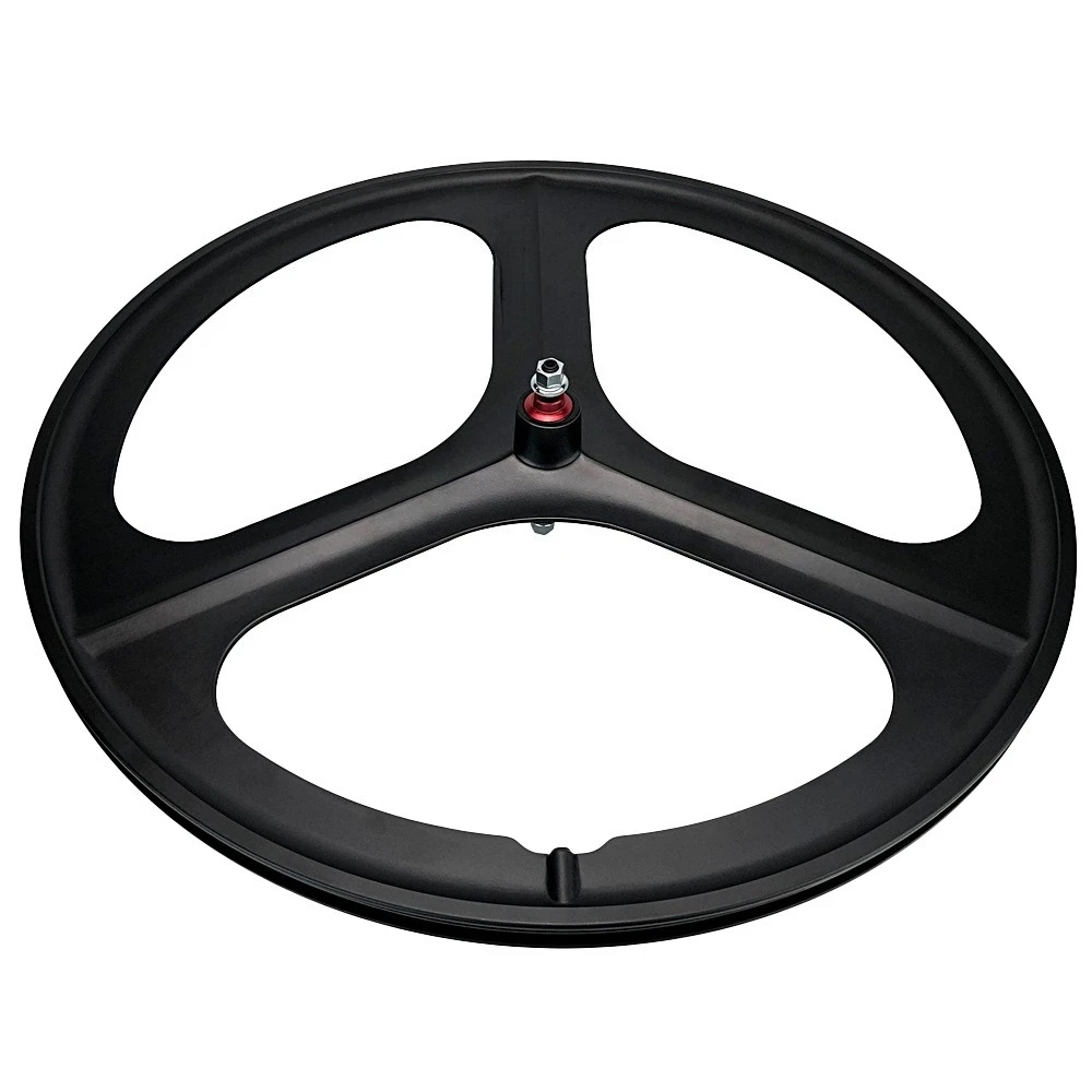 Three-blade magnesium alloy integrated wheels, road bicycle hubs, bicycle accessories