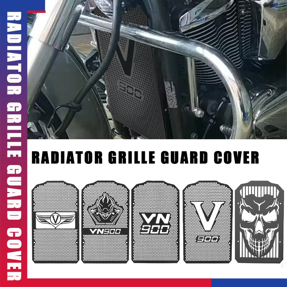 

Motorcycle Accessories For Kawasaki Vulcan 900 VN900 Custom Classic LT 2006-2024 Radiator Cover Grille Guard Protector