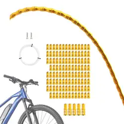 Bike Cable Housing Shift Cable Brake Housing Bikes Replacement Accessory Aluminum Alloy Cable 1m For Mountain Road Folding Bike