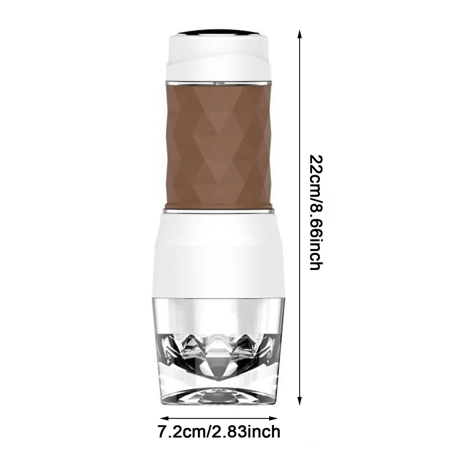 ماكينة صنع القهوة بالضغط اليدوي ماكينة صنع الشاي المحمولة لمحبي القهوة في المطبخ والتخييم
