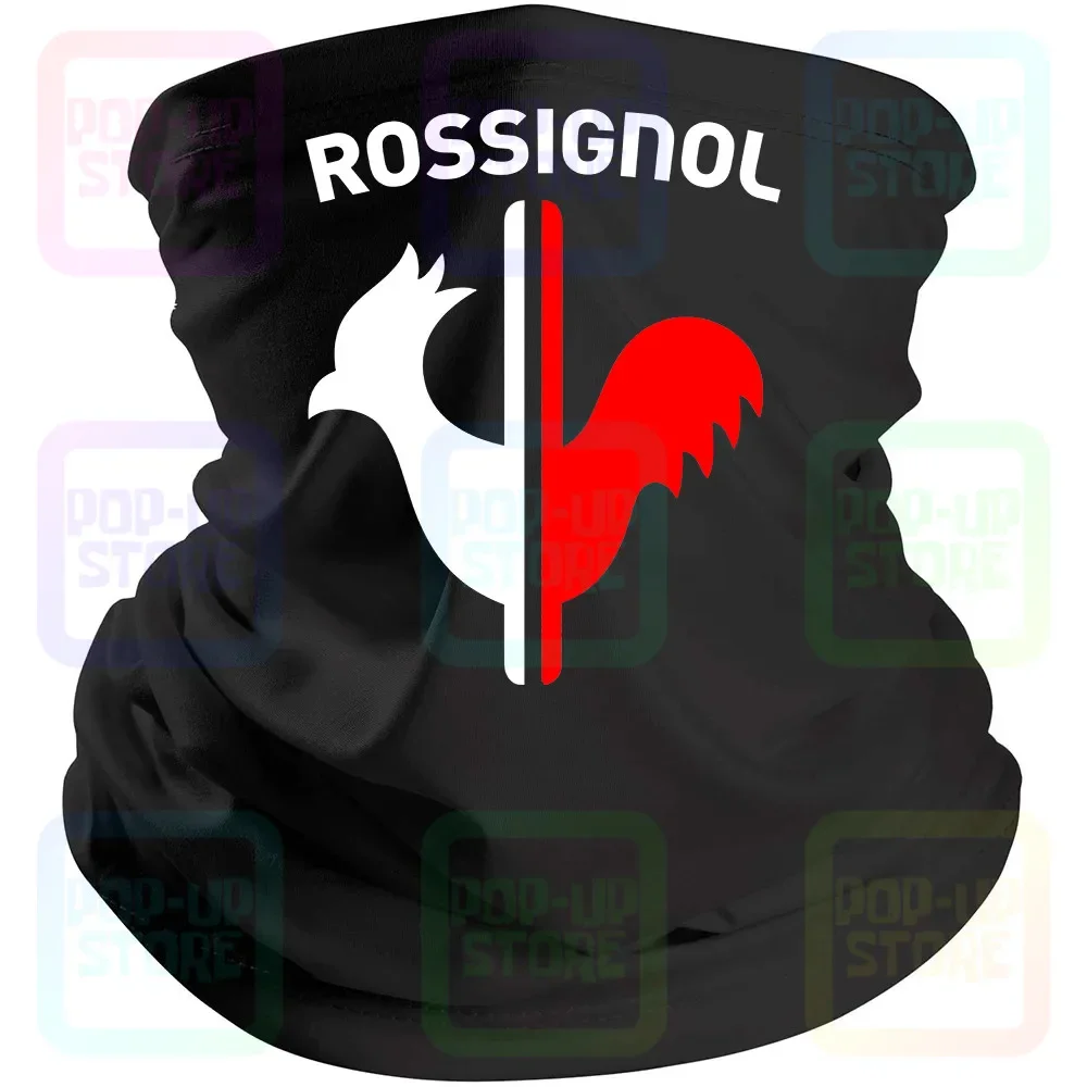 Rossignol Bandana negra Máscara Bufanda Cuello Polaina Cubierta bucal