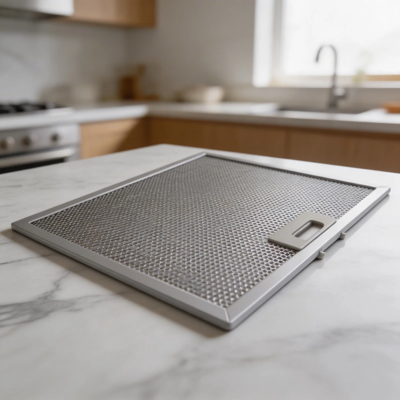 Aluminum Mesh Screen Range Hood Filter For Kitchen Range Hood Grease Capture Seamless Integration For JV636H1SS