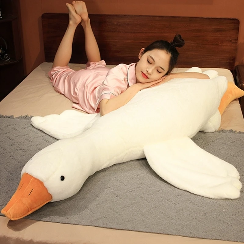 

Большая подушка с набивкой гусей со съемным моющимся чехлом для легкой чистки, безопасная диванная подушка для украшения детской