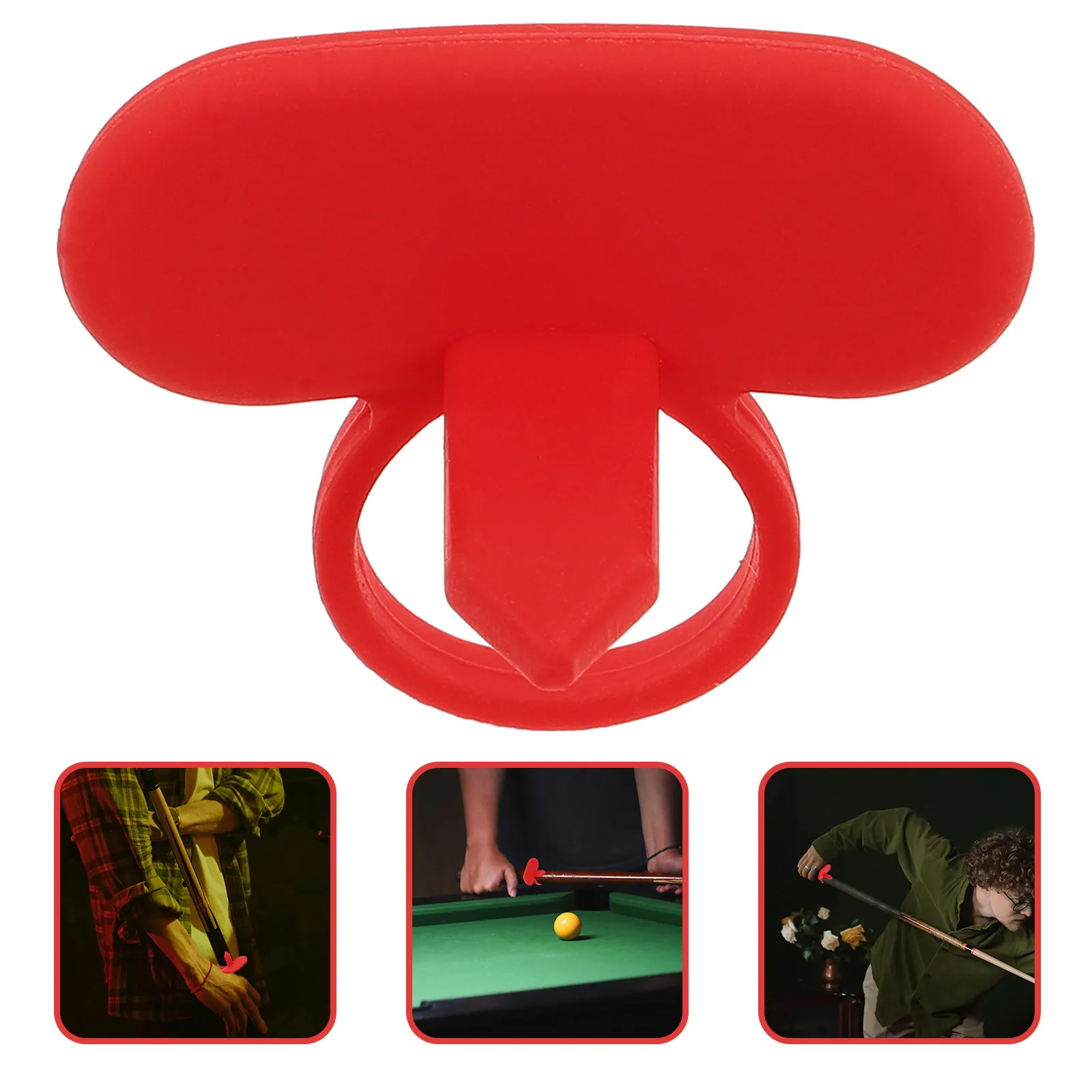 

Billiard Training Wristband Aiming Ring Pool Cue Stroke Trainer Tool for Beginners Correcting Wrist Movement for Better Shot